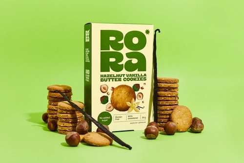 Sarapuupähkli-vanilli võiküpsised magusainega 88 g